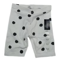 Nové - Bílé puntíkaté elastické kraťasy Dunnes