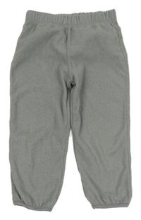 Šedé fleecové tepláky Tchibo