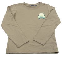 Hnědé mikinotriko s autem Lupilu