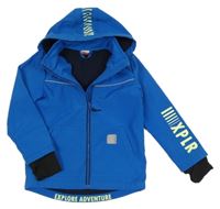 Modrá softshellová bunda s kapucí S. Oliver