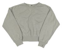 Světlešedá crop mikina H&M