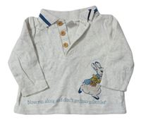 Béžové polo triko s králíčkem Petrem M&Co.