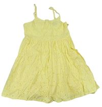 Žluté madeirové šaty 