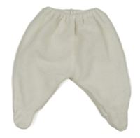 Bílé fleecové polodupky 