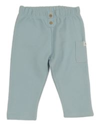 Světlemodré teplákové kalhoty s kapsou 