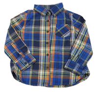 Modro-barevná kostkovaná košile Kiki&Koko