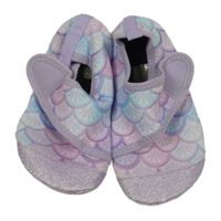 Nové - lila vzorované boty do vody vel. 26