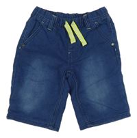 Modré riflové teplákové kraťasy Kiki&Koko