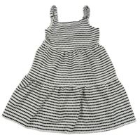 Bílo-černé vzorované šaty PRIMARK