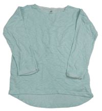 Světlemodré melírované mikinotriko H&M