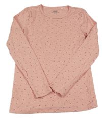 Růžové puntíkaté spodní triko Yigga