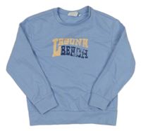 Světlemodrá mikina s nápisem Lily & Dan