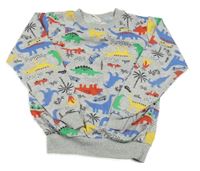 Šedá mikina s diny 