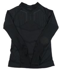 Černo-šedé funkční triko Kipsta 