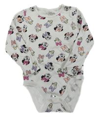 Bílé body s Minnie a Daisy Disney