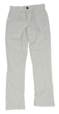 Bílé plátěné kalhoty Next