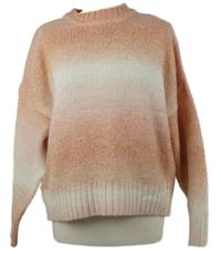 Dámský růžovo-bílý tónový svetr Primark 