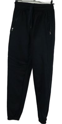 Pánské tmavomodré cuff tepláky