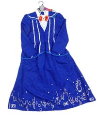 Kostým- modré šaty mary poppins George