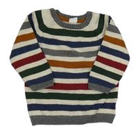 Barevný pruhovaný svetr H&M