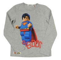 Šedé triko se Supermanem H&M