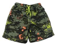 Army plážové kraťasy s flíčky Matalan