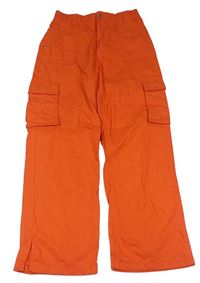 Oranžové cargo rifle Primark