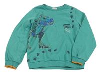 Tyrkysová mikina s dinosaury S. Oliver