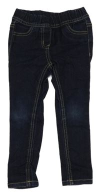 Tmavomodré džegíny C&A