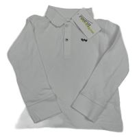 Nové - Bílé polo triko s nápisem Vertbaudet