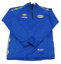 Safírová sportovní mikina s potiskem Umbro