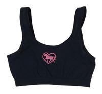 Tmavomodrá lambáda s koněm a srdcem Yigga