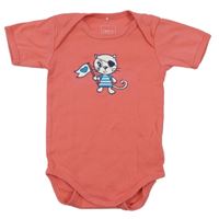 Růžové body s kočkou Name it