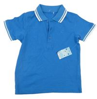 Nové - modro-bílé polo tričko Matalan