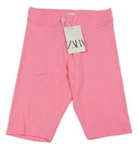 Nové - růžové elastické kraťasy Zara