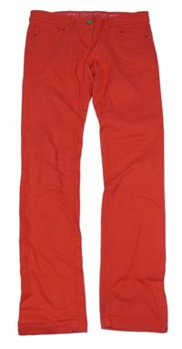 Tmavorůžové skinny rifle Next