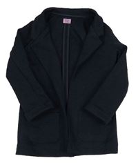 Tmavomodrý vzorovaný sáčkový cardigan F&F