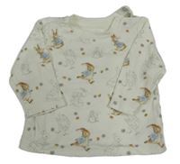 Smetanové triko se zajíčky