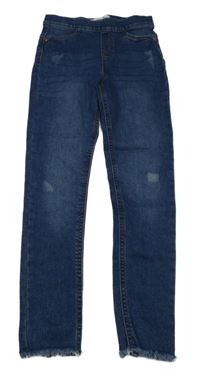 Tmavomodré džegíny s prošoupáním Denim Co.