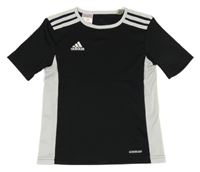 Černo-bílé sportovní tričko Adidas