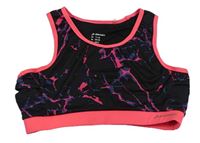Černo-neonově růžová sportovní lambáda Demix