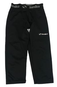 Černé funkční spodní capri legíny Sondico