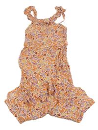 Broskvový culottes overal se vzorem Primark