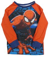 Tmavomodro-červené triko se Spider-manem Marvel