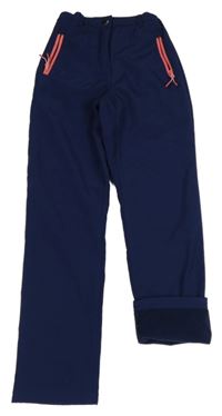 Tmavomodré softshellové kalhoty Tchibo