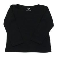 Černé triko H&M