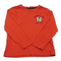 Červené triko s nudlemi Primark