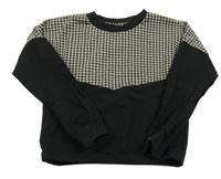 Černo-béžová mikina A Punto