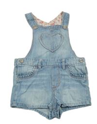 Světlemodré laclové riflové kraťasy H&M