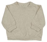Béžová melírovaná mikina H&M
